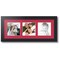 ArtToFrames Collage Photo Picture Frame with 3 - 5x5 inch Openings, Framed in Black with Over 62 Mat Color Options and Regular Glass (CSM-3926-95)